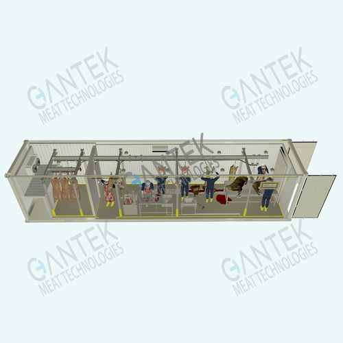 Container-Schlachtlinie - CANTEK Cold Storage - Meat Processing - für Rinder / für Ziegen / für Schafe