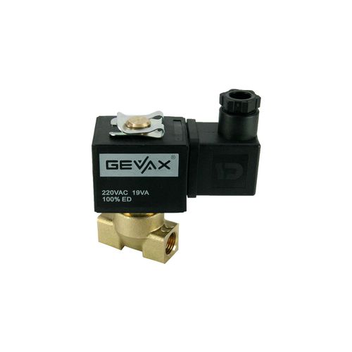 Direktwirkendes Magnetventil - 1801-KDPB100-010-G220AC - Gevax Flow Control Systems - 2-Wege / NC / Wasser