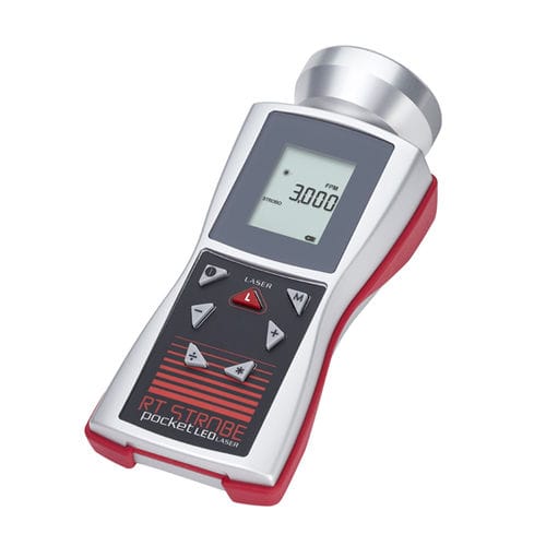 Stroboskop mit Laser-Tachometer - RT STROBE pocketLED LASER - RHEINTACHO Messtechnik GmbH - digital / LED / kompakt