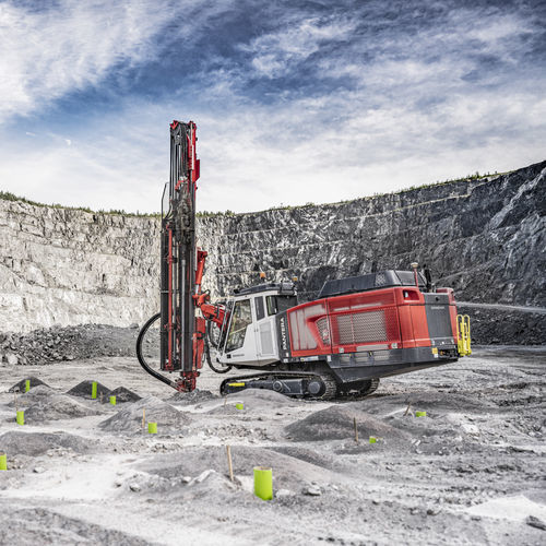 Bohrgerät für Schächte - Pantera™ DP1600i - Sandvik Mining and Rock Technology - mit Eigenantrieb / drehbar / für Baustellen