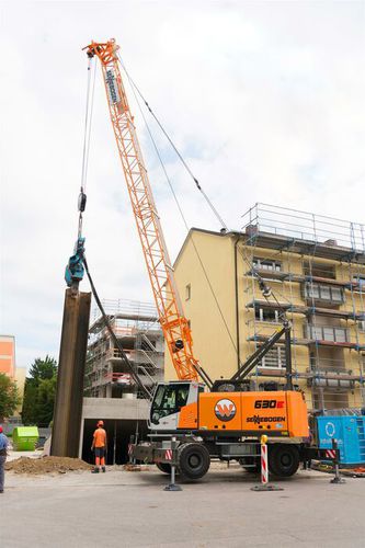 Mobiler Kran - 630 M - SENNEBOGEN Maschinenfabrik GmbH - Ausleger / Gitter / für Baustelle