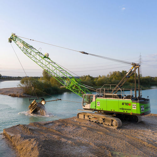 Kran auf Raupen - 670 HD  - SENNEBOGEN Maschinenfabrik GmbH - Ausleger / für Baustelle / für Materialumschlag