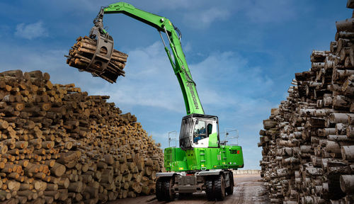 Gelenkausleger-Holzladekran - 735 E - SENNEBOGEN Maschinenfabrik GmbH - mobil