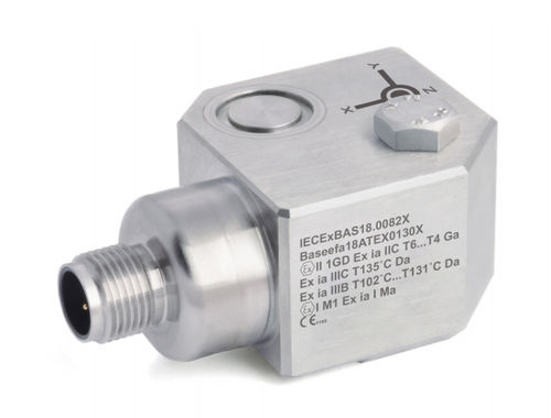 Dreiachsiger Beschleunigungsmesser - HS-173I series - Hansford Sensors - piezoelektrisch / eigensicher / IP67