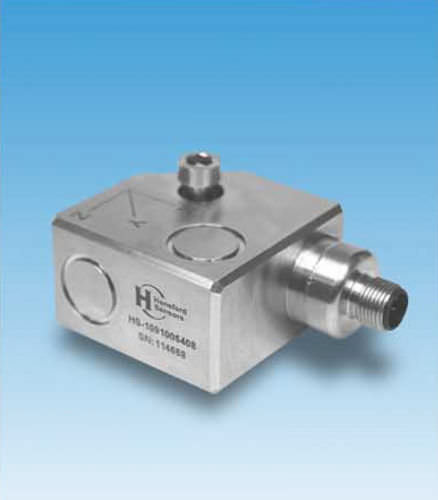 Dreiachsiger Beschleunigungsmesser - HS 109 series - Hansford Sensors - piezoelektrisch