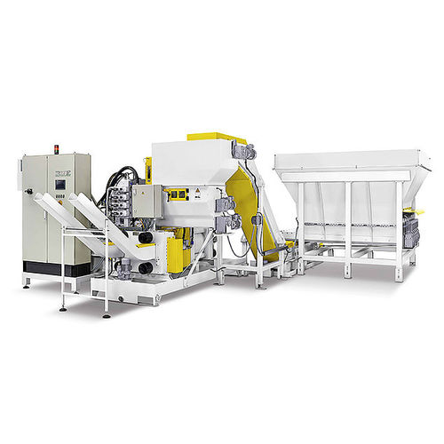 Metallspäne-Brikettierpresse - RUF 75-90 - RUF. BRIQUETTING SYSTEMS - für cylindrische Briketts / automatisch