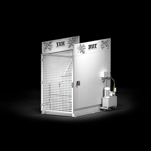 Kipper für Container - RUF. BRIQUETTING SYSTEMS - Hub