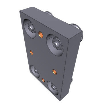 Rollen-Linearführung - T4PFV series - Nadella Group - Aluminium
