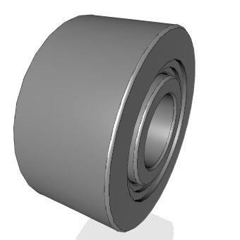 Kurvenrolle für schwere Lasten - NAC 11 series - Nadella Group - Bolzen / Metall