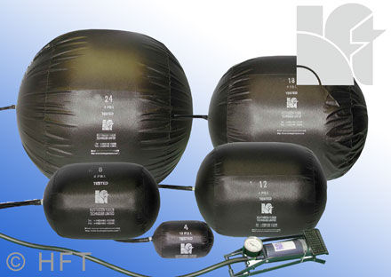 Aufblasbare Blende - Pipestoppers™ - Huntingdon Fusion Techniques - für Kanalisationen