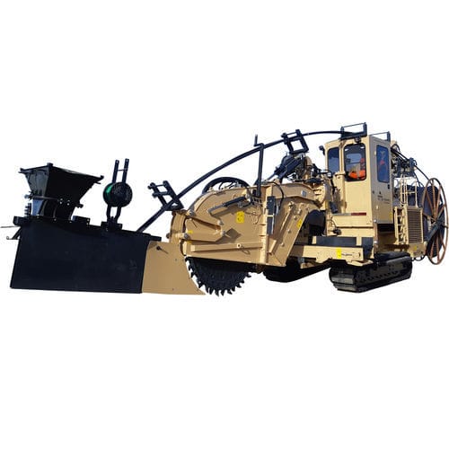 Fels-Grabenfräse - 950R T620 - TESMEC - auf Raupen / für Traktor