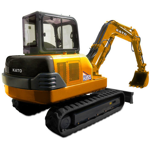 Mittelgroßer Bagger - 55N4 - KATO IMER S.p.A. - auf Raupen / Diesel / für Baustellen