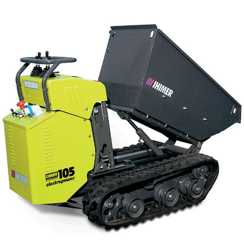 Minidumper auf Raupen - carry 105 - KATO IMER S.p.A. - elektrisch / mit Frontentladung / Fronthochkipper