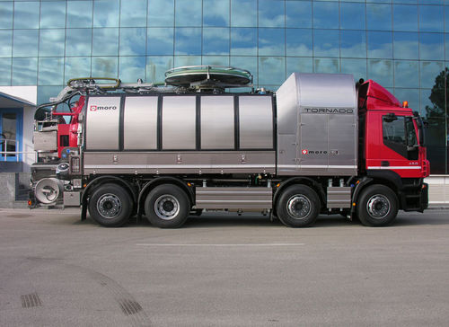 LKW für Schwerlasten - TORNADO - KAISER AG Fahrzeugwerk - 4-Achsen / mit Wasserwiederverwertung