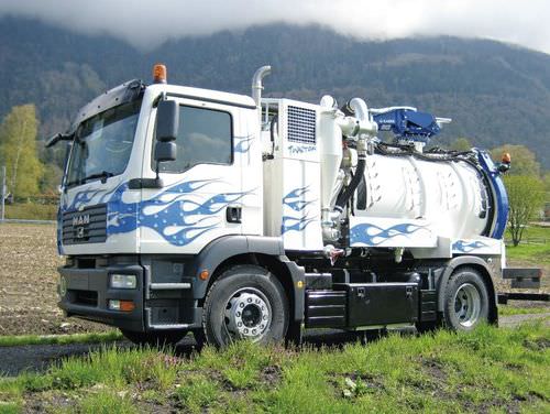 Sauglader-LKW - Twister - KAISER AG Fahrzeugwerk - 2-Achsen