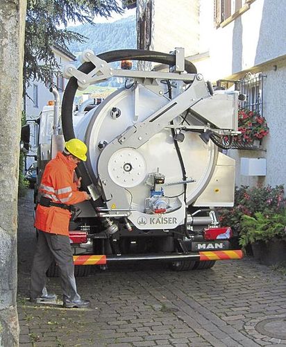 LKW für Saug- und Spülzwecke - ECO-Combi - KAISER AG Fahrzeugwerk - 3-Achsen / mit Wasserwiederverwertung