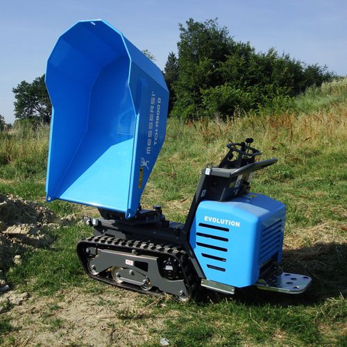 Minidumper auf Raupen - TC100 - Messersì S.p.A. - Benzin / Fronthochkipper / Rundkipper