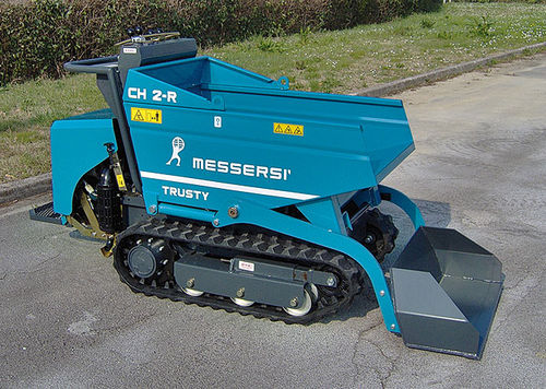 Minidumper auf Raupen - TC90 - Messersì S.p.A. - Diesel / Fronthochkipper / selbstladend