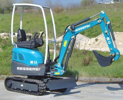 Minibagger - M-13K - Messersì S.p.A. - auf Raupen / Tier 2 / für Baustellen