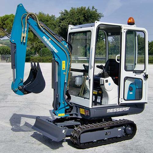 Minibagger - M-18 BE - Messersì S.p.A. - auf Raupen / Tier 2 / für Baustellen