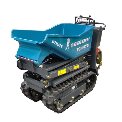 Minidumper auf Raupen - TC50D - Messersì S.p.A. - elektrisch / Benzin / Fronthochkipper