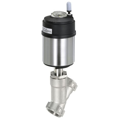 Schrägsitzventil - 2100  - BÜRKERT FLUID CONTROL SYSTEMS - Kolben / pneumatisch gesteuert / Steuerung