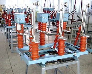 Vakuum-Lastschalter - ningbo yinzhou huayuan electric and machine indust - Inline / einpolig / Mastaufsatz