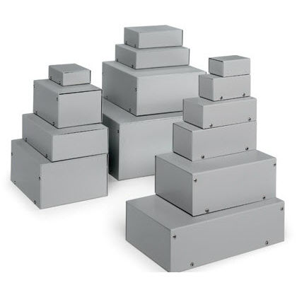 Wandmontiertes Gehäuse - MINIBOX series - RETEX - rechteckig / Aluminium / für Messinstrumente