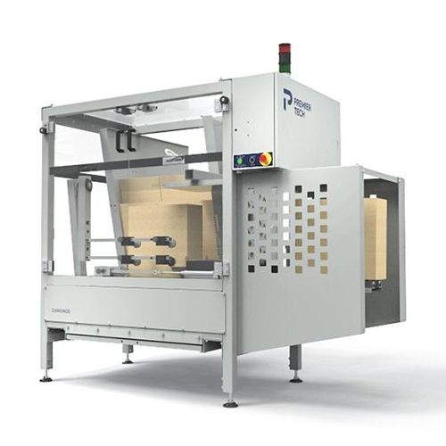 Automatischer Kartonaufrichter - G series - Premier Tech Systems and Automation - Hotmelt-Klebstoff / mit Klebeband / für die Lebensmittelindustrie
