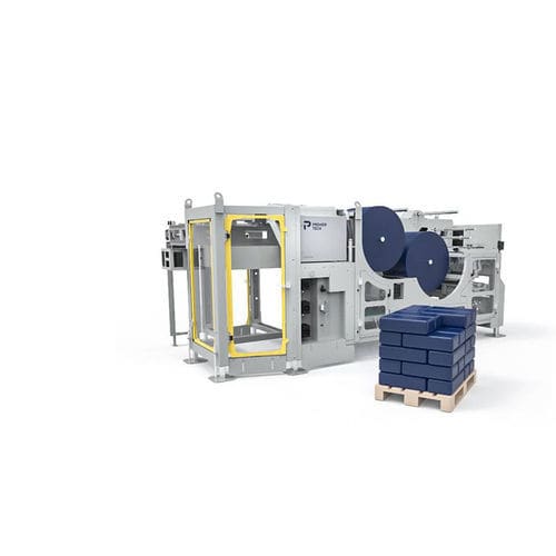 Deckelaufsetz- und -versiegelmaschine / für Säcke - HAT - Premier Tech Systems and Automation - automatisch / Folien