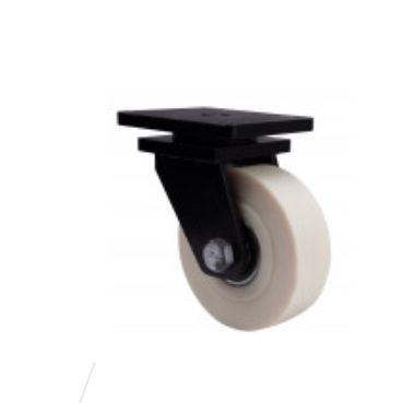 Bockrolle - HLR-NF series - Ruedas Alex - mit Grundplatte / Nylon