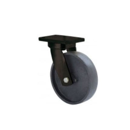 Bockrolle - HLB-TA series - Ruedas Alex - mit Grundplatte / für Schwerlasten / Stahl