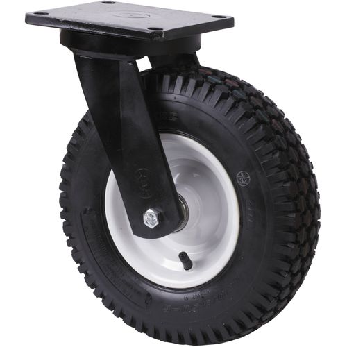 Lenkrolle - HLBI-RIT 6 series - Ruedas Alex - mit Grundplatte / Luftreifen / Pressstahl