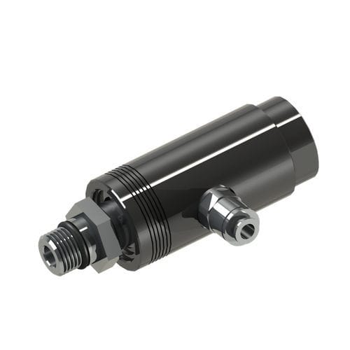 Drehdurchführung für Werkzeugmaschinen - 7600T - HAAG + ZEISSLER Maschinenelemente GmbH - für Luft / für Kühlflüssigkeiten / Aluminium