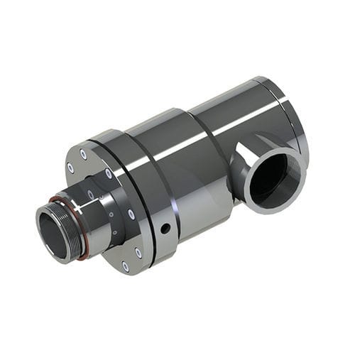 Vakuum-Drehdurchführung - 9001 RL-MD - HAAG + ZEISSLER Maschinenelemente GmbH - für Luft / 2-Wege / Edelstahl