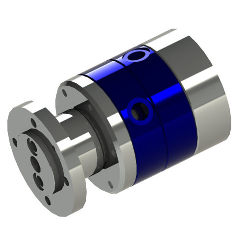Drehdurchführung für Wasser - MRF 2-8 passages - HAAG + ZEISSLER Maschinenelemente GmbH - für Luft / Vakuum / Mehrfach