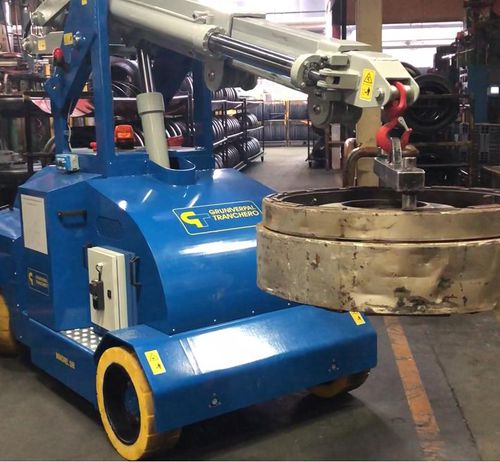 Mobiler Kran - MINIDREL 50B SRR - Gruniverpal S.r.l. - Ausleger / Teleskop / mit Gelenk