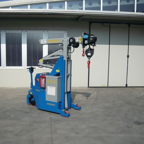 Mobiler Kran - MINIDREL 20SL - Gruniverpal S.r.l. - mit Gelenk / für Gießformenhandling