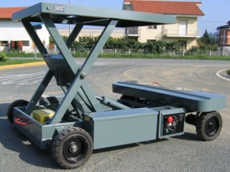Scherenhubtisch - PEF 500 - Gruniverpal S.r.l. - hydraulisch / mobil