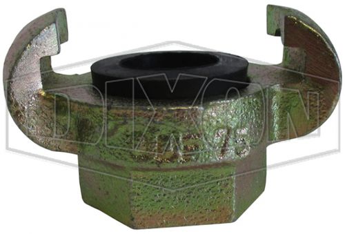 Hydraulikadapter für Rohre - QDF series - DIXON GROUP EUROPE - innen / Eisen / gerade