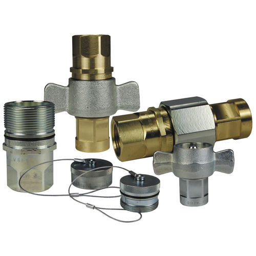 Zylinderförmiger Stopfen - W series - DIXON GROUP EUROPE - Gewinde / innen / Messing