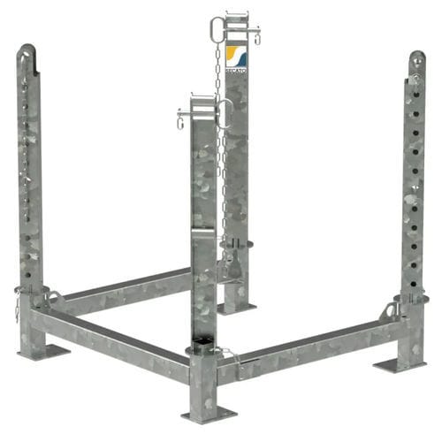 Halterung für Big-Bag - SECATRI BASIC - Secatol SAS - galvanisiertem Stahl / Hub
