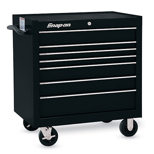Lagerschrank - KRA2407PC - Snap-on - auf Rollen / 7-Schubladen / Aluminium