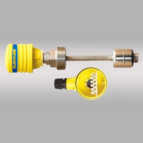 Schwimmer-Niveautransmitter - FloaTek™ LV55 series - Flowline - für Flüssigkeiten / 4-20 mA / 2-Leiter