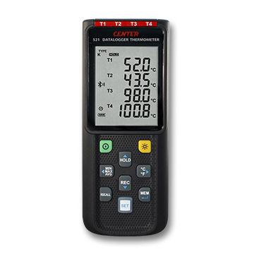 Thermoelement-Thermometer - 521 - CENTER TECHNOLOGY - mit LCD-Display / °C / °F