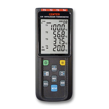 Thermoelement-Thermometer - 520 - CENTER TECHNOLOGY - mit LCD-Display / °C / °F
