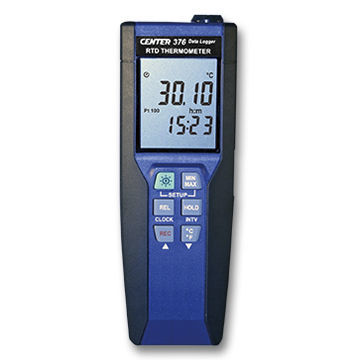 Pt100-Thermometer - 376 - CENTER TECHNOLOGY - RTD / platinfarben / digital