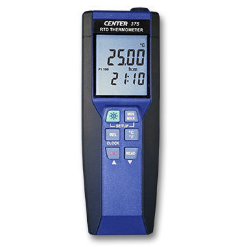Pt100-Thermometer - 375 - CENTER TECHNOLOGY - RTD / platinfarben / digital