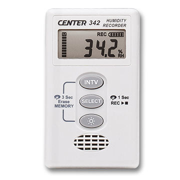 Temperatur-Datenlogger - 342 - CENTER TECHNOLOGY - Feuchte / mit PC-Schnittstelle / mit LCD-Display