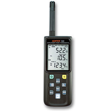 Digitales Thermo-Hygrometer - 522 - CENTER TECHNOLOGY - drahtlos / tragbar / Temperatur